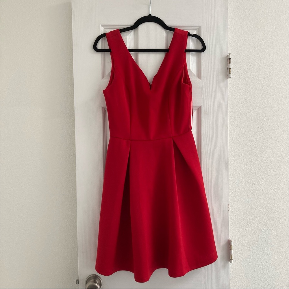 Red dress